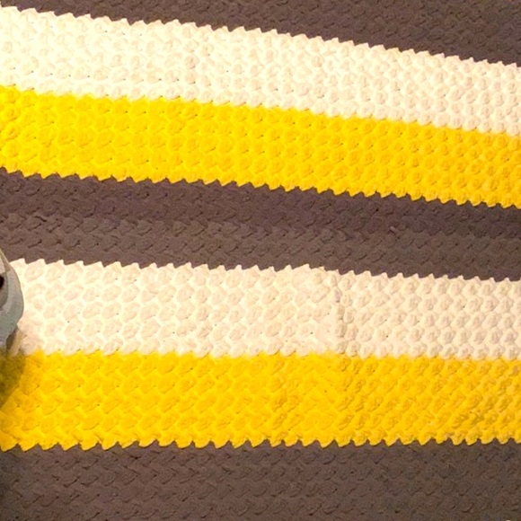 Sunflower inspired marshmallow stitch blanket